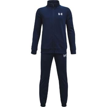 Under Armour KNIT TRACK SUIT Chlapecká sportovní souprava, tmavě modrá, velikost