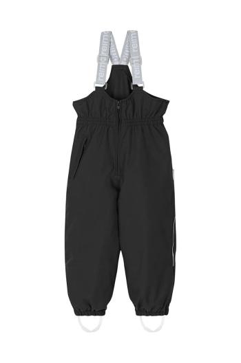 Dětské zimní sportovní kalhoty Reima černá barva