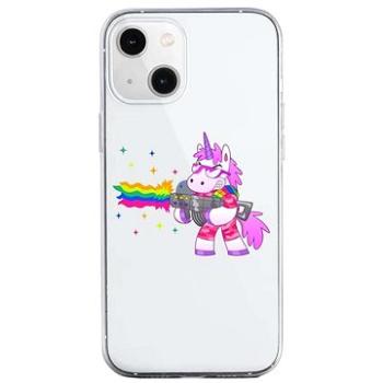 TopQ iPhone 13 mini silikon Rainbow Gun 64739 (Sun-64739)