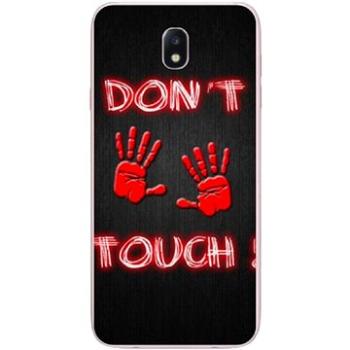 TopQ Samsung J7 2017 pevné Don't touch red 21125 (Sun-21125)