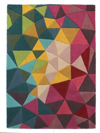 Flair Rugs koberce Ručně všívaný kusový koberec Illusion Falmouth Multi - 160x230 cm Vícebarevná