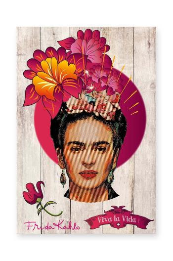 Nástěnná dekorace na zarámovaném papíře Madre Selva Frida Draw