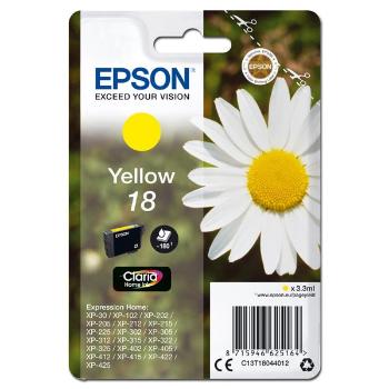 EPSON T1804 (C13T18044012) - originální cartridge, žlutá, 3,3ml