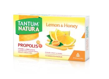 Tantum Natura Lemon&Honey 15 gumových pastilek