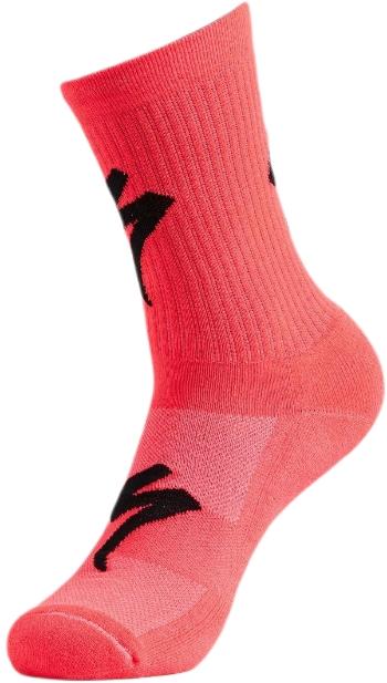 Specialized Techno Mtb Tall Logo Sock - imperial red 46+