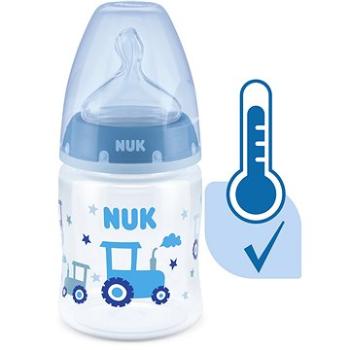 NUK FC+ Lahev s kontrolou teploty 150 ml  modrá (BABY11522b)