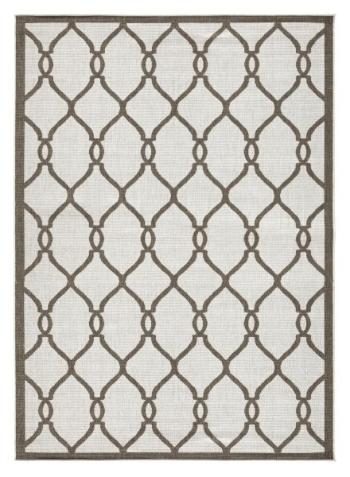 NORTHRUGS - Hanse Home koberce Kusový koberec Twin-Wendeteppiche 103122 braun creme - 120x170 cm Hnědá