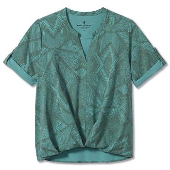 dámské triko krátký rukáv ROYAL ROBBINS Wmns Spotless Traveler S/S, Turquoise velikost: S