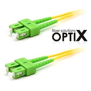 OPTIX SC/APC-SC/APC optický patch cord 09/125 3m G657A (1442)