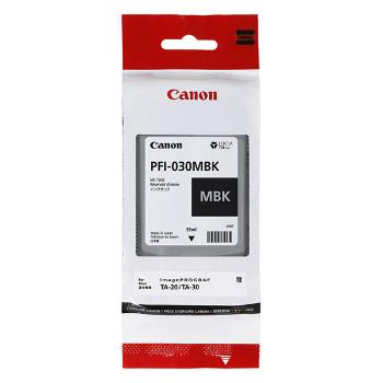 CANON PFI-030 MBK - originální cartridge, matně černá, 55ml