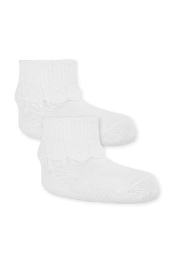 Dětské ponožky Konges Sløjd bílá barva