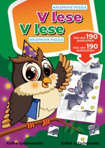 V lese - nálepkové puzzle / V lese - Nálepkové puzzle