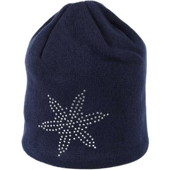 Finmark WINTER HAT Zimní pletená čepice, tmavě modrá, velikost UNI