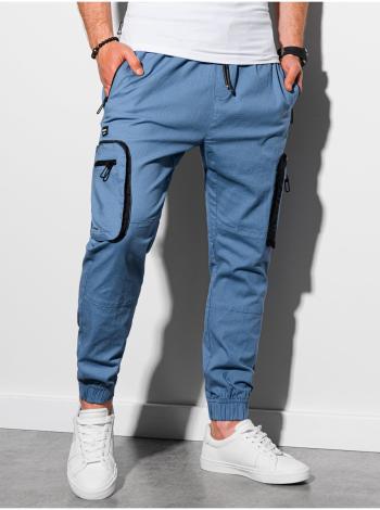 Pánské jogger kalhoty P960 - nebesky modrá