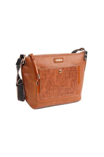 Dámská crossbody kabelka Doca 13947 - camel