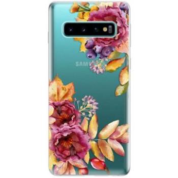 iSaprio Fall Flowers pro Samsung Galaxy S10 (falflow-TPU-gS10)