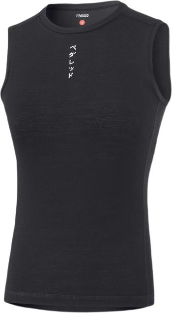 PEdALED Men's Essential Merino Base Layer Sleeveless - black XXL