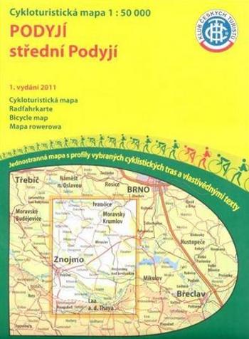 KČTC Podyjí střední Podyjí 1:50 000