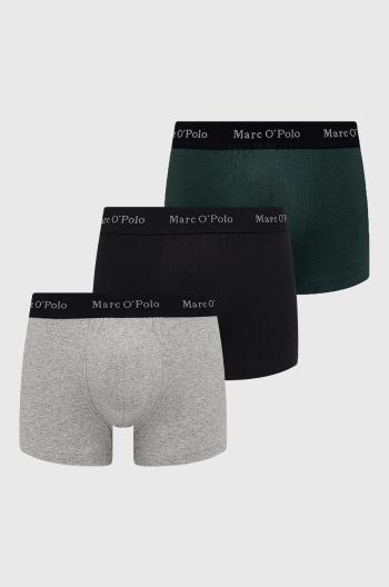 Boxerky Marc O'Polo 3-pack pánské, zelená barva