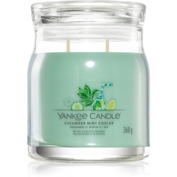 Yankee Candle Cucumber Mint Cooler vonná svíčka Signature 368 g