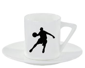 Espresso hrnek s podšálkem 100ml Basketbal