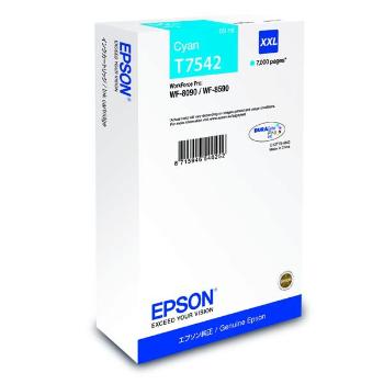 EPSON T7542 (C13T754240) - originální cartridge, azurová, 69ml