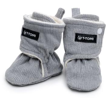 T-TOMI Booties Grey dětské capáčky 9-12 months Warm