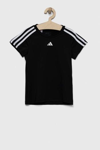 Dětské tričko adidas černá barva