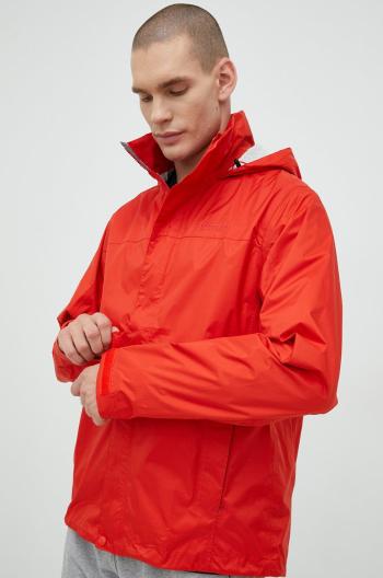 Nepromokavá bunda Marmot Precip Eco pánská, červená barva