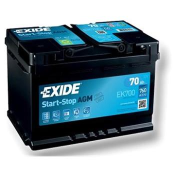 EXIDE START-STOP AGM 70Ah, 12V, EK700 (EK700)