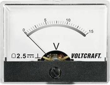 Analogové panelové měřidlo VOLTCRAFT AM-60X46/15V/DC 15 V