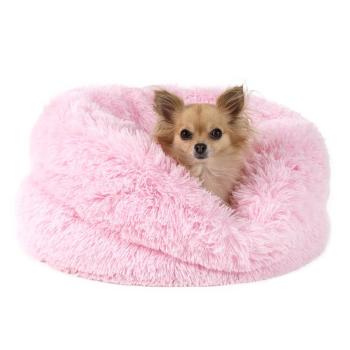 I love pets Natalie růžový chlupatý pelech pro psa Rozměr (cm): 80