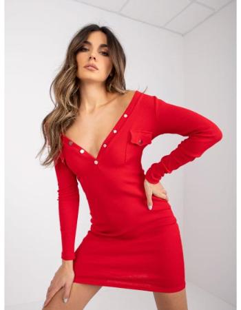 Dámské šaty pruhované Sophie RUE PARIS červené   