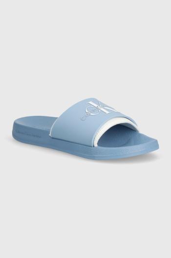 Pantofle Calvin Klein Jeans SLIDE MONOGRAM TPU dámské, YW0YW00585