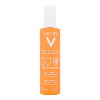 Vichy Capital Soleil Cell Protect Water Fluid Spray SPF50+ 200 ml opalovací přípravek na tělo unisex na všechny typy pleti