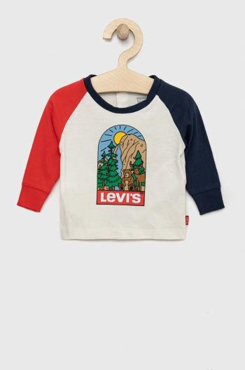 Dětský bavlněný dlouhý rukáv Levi's