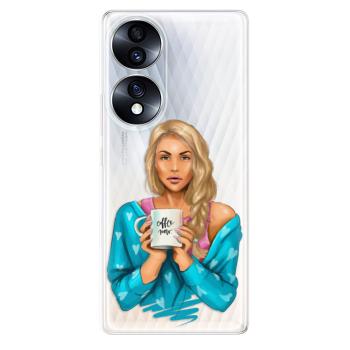 Odolné silikonové pouzdro iSaprio - Coffe Now - Blond - Honor 70