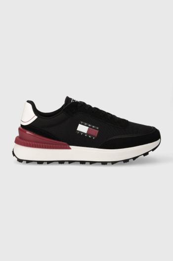 Sneakers boty Tommy Jeans TJM TECHNICAL RUNNER černá barva, EM0EM01265