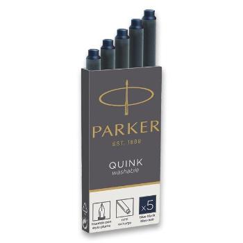 Dlouhé inkoustové bombičky Parker Quink - Inkoustové bombičky Parker modročerné