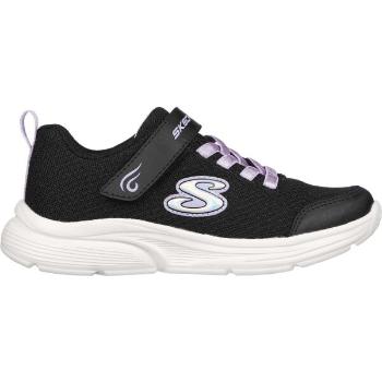 Skechers WAVY LITES Dětská vycházková obuv, černá, velikost