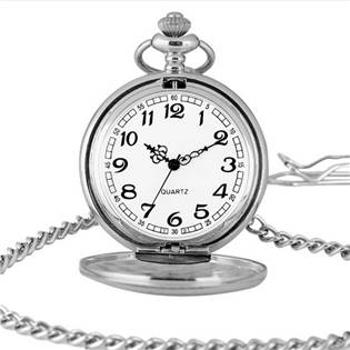 Šperky4U Kapesní hodinky otevírací - cibule - KH0001-ST