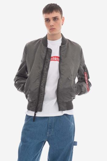 Bomber bunda Alpha Industries MA-1 VF LW Battlewash 106110 89 černá barva, přechodná