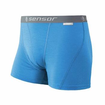 SENSOR MERINO ACTIVE pánské trenky modrá Velikost: XL