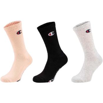 Champion 3PK CREW SOCKS Unisexové ponožky, černá, velikost 43-46