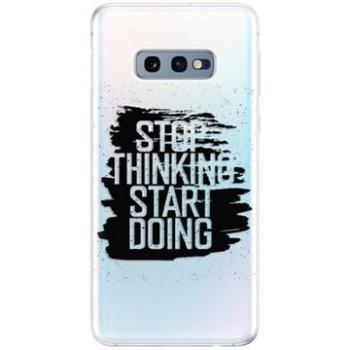 iSaprio Start Doing - black pro Samsung Galaxy S10e (stadob-TPU-gS10e)