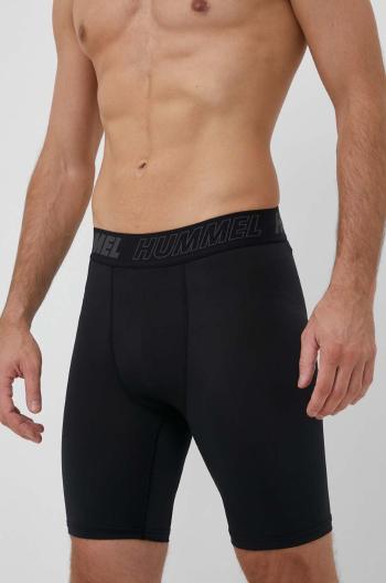 Tréninkové šortky Hummel hmlTE TOPAZ TIGHT SHORTS černá barva, 213474