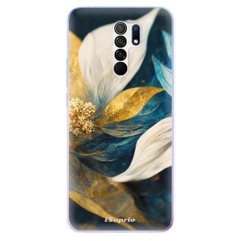 Odolné silikonové pouzdro iSaprio - Gold Petals - Xiaomi Redmi 9