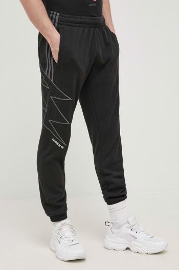 Kalhoty adidas Originals HE4712 pánské, černá barva, s aplikací