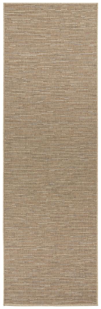 BT Carpet - Hanse Home koberce Běhoun Nature 104264 Grey/Gold - 80x450 cm Šedá