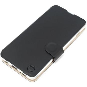 Mobiwear Soft Touch flip pro HTC Desire 22 Pro - Černé & Béžové (5904808290500)